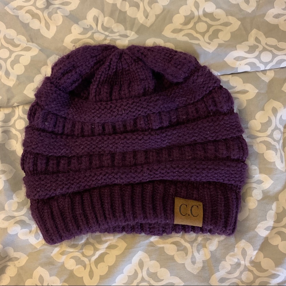 🍑Purple C.C Beanie